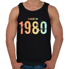 PRINTFASHION 1980 - Férfi atléta - Fekete