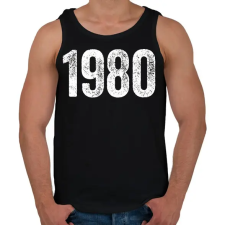 PRINTFASHION 1980 - Férfi atléta - Fekete atléta, trikó