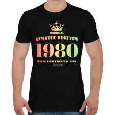 PRINTFASHION 1980 - Férfi póló - Fekete férfi póló