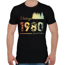 PRINTFASHION 1980 - Férfi póló - Fekete férfi póló