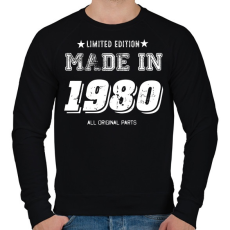 PRINTFASHION 1980 - Férfi pulóver - Fekete