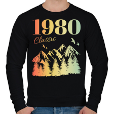 PRINTFASHION 1980 - Férfi pulóver - Fekete férfi pulóver, kardigán