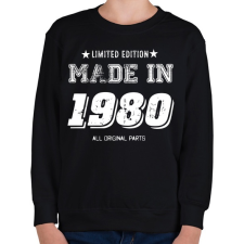 PRINTFASHION 1980 - Gyerek pulóver - Fekete gyerek pulóver, kardigán