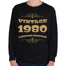 PRINTFASHION 1980 - Gyerek pulóver - Fekete gyerek pulóver, kardigán