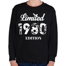 PRINTFASHION 1980 - Gyerek pulóver - Fekete