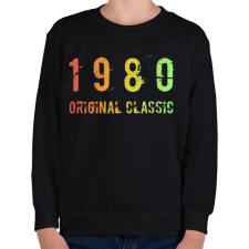 PRINTFASHION 1980 - Gyerek pulóver - Fekete gyerek pulóver, kardigán