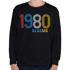 PRINTFASHION 1980 - Gyerek pulóver - Fekete gyerek pulóver, kardigán