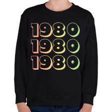 PRINTFASHION 1980 - Gyerek pulóver - Fekete gyerek pulóver, kardigán