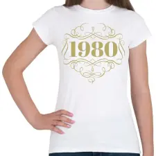 PRINTFASHION 1980 - Női póló - Fehér női póló