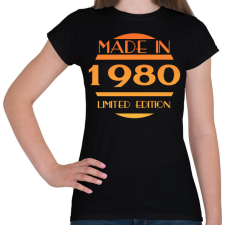 PRINTFASHION 1980 - Női póló - Fekete női póló
