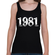 PRINTFASHION 1981 - Női atléta - Fekete női trikó