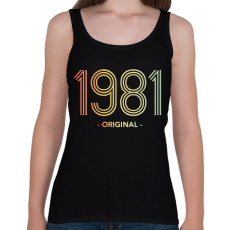 PRINTFASHION 1981 - Női atléta - Fekete