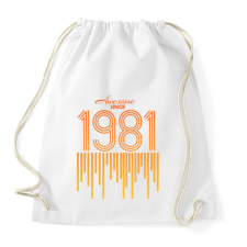 PRINTFASHION 1981 - Sportzsák, Tornazsák - Fehér tornazsák