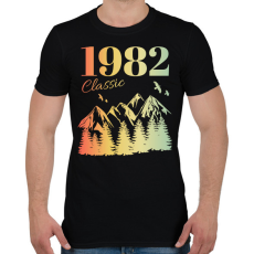 PRINTFASHION 1982 - Férfi póló - Fekete