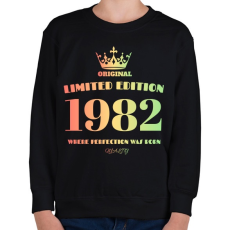 PRINTFASHION 1982 - Gyerek pulóver - Fekete