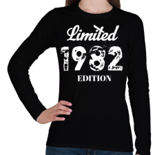 PRINTFASHION 1982 - Női hosszú ujjú póló - Fekete női póló