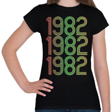 PRINTFASHION 1982 - Női póló - Fekete női póló