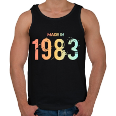 PRINTFASHION 1983 - Férfi atléta - Fekete