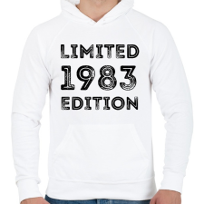PRINTFASHION 1983 - Férfi kapucnis pulóver - Fehér férfi pulóver, kardigán