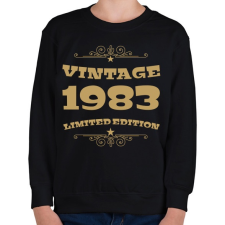 PRINTFASHION 1983 - Gyerek pulóver - Fekete gyerek pulóver, kardigán