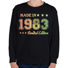 PRINTFASHION 1983 - Gyerek pulóver - Fekete gyerek pulóver, kardigán