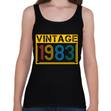 PRINTFASHION 1983 - Női atléta - Fekete