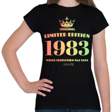 PRINTFASHION 1983 - Női póló - Fekete