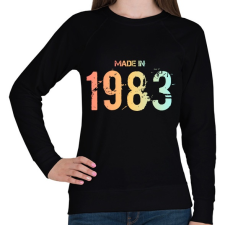 PRINTFASHION 1983 - Női pulóver - Fekete női pulóver, kardigán