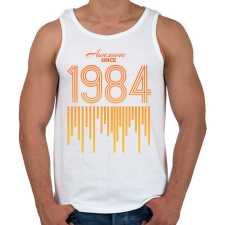 PRINTFASHION 1984 - Férfi atléta - Fehér atléta, trikó