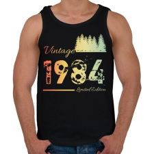PRINTFASHION 1984 - Férfi atléta - Fekete atléta, trikó