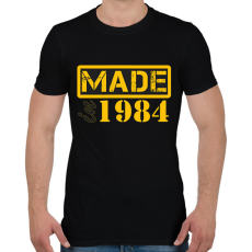 PRINTFASHION 1984 - Férfi póló - Fekete