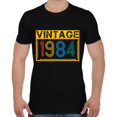 PRINTFASHION 1984 - Férfi póló - Fekete