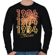 PRINTFASHION 1984 - Férfi pulóver - Fekete férfi pulóver, kardigán