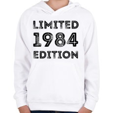 PRINTFASHION 1984 - Gyerek kapucnis pulóver - Fehér