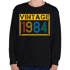 PRINTFASHION 1984 - Gyerek pulóver - Fekete gyerek pulóver, kardigán