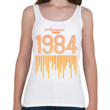 PRINTFASHION 1984 - Női atléta - Fehér női trikó