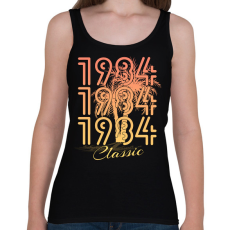 PRINTFASHION 1984 - Női atléta - Fekete