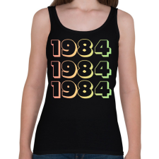 PRINTFASHION 1984 - Női atléta - Fekete női trikó