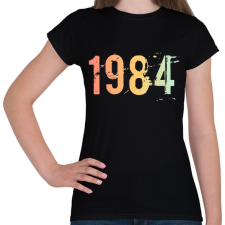 PRINTFASHION 1984 - Női póló - Fekete női póló