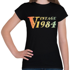 PRINTFASHION 1984 - Női póló - Fekete