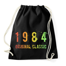 PRINTFASHION 1984 - Sportzsák, Tornazsák - Fekete tornazsák