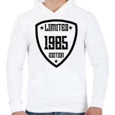PRINTFASHION 1985 - Férfi kapucnis pulóver - Fehér