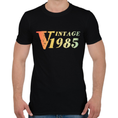 PRINTFASHION 1985 - Férfi póló - Fekete