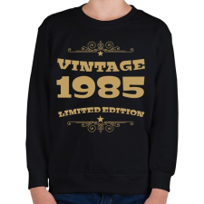PRINTFASHION 1985 - Gyerek pulóver - Fekete gyerek pulóver, kardigán