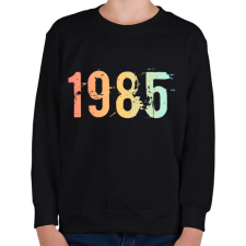 PRINTFASHION 1985 - Gyerek pulóver - Fekete gyerek pulóver, kardigán