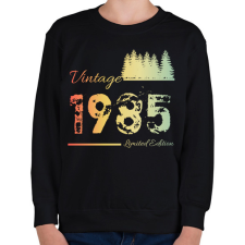 PRINTFASHION 1985 - Gyerek pulóver - Fekete gyerek pulóver, kardigán