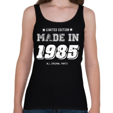 PRINTFASHION 1985 - Női atléta - Fekete női trikó