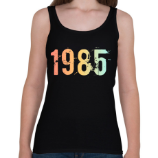 PRINTFASHION 1985 - Női atléta - Fekete
