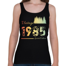 PRINTFASHION 1985 - Női atléta - Fekete női trikó