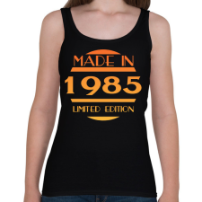 PRINTFASHION 1985 - Női atléta - Fekete női trikó